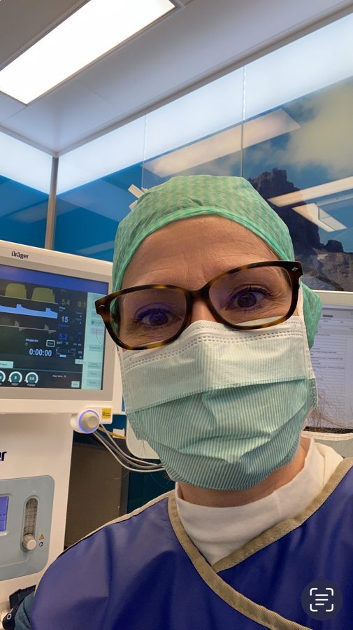 Antonietta Del Negro bei der Arbeit in der Anästhesiepflege