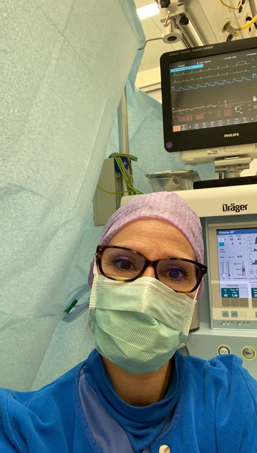 Antonietta Del Negro bei der Arbeit in der Anästhesiepflege